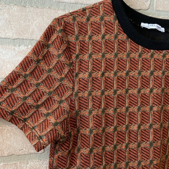 Zara Trafaluc 60’s Style Crew Neck Mini Dress - Picture 3 of 5